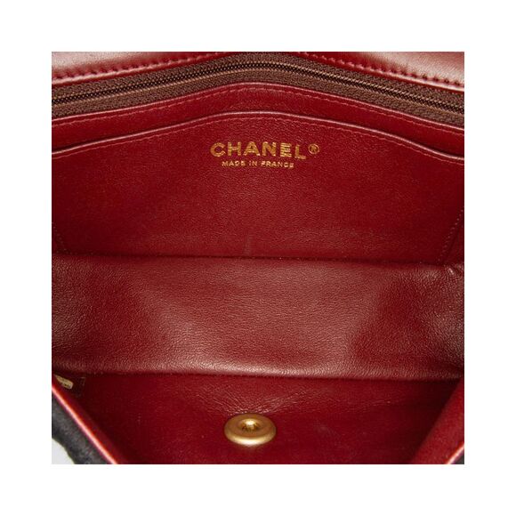 Pre Loved Chanel Mini Rectangular Classic Jersey Sailor Single Flap Women Blue - Picture 4 of 8